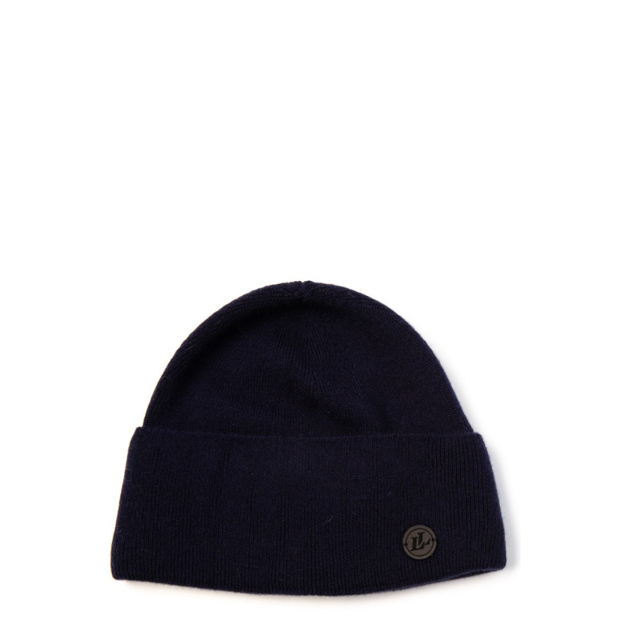 Шапка по голове мужская шерсть с акрилом синяя TOBY 225-480, фото 1