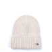 Шапка біні жіноча вовна бежева FREDERICK 225-503, фото 1