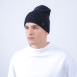 Шапка біні чоловіча бавовна синя GELATO 225-640, фото 3