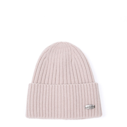 Шапка бини мужская шерсть бежевая HARRIS 225-688 Шапка бини мужская шерсть бежевая HARRIS 225-688