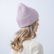 Шапка біні жіноча вовна рожева HARRIS 225-718, фото 4