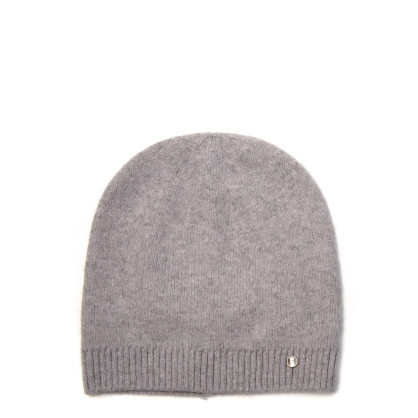 Шапка біні жіноча ангора сіра LINDA 237-100 Шапка біні жіноча ангора сіра LINDA 237-100