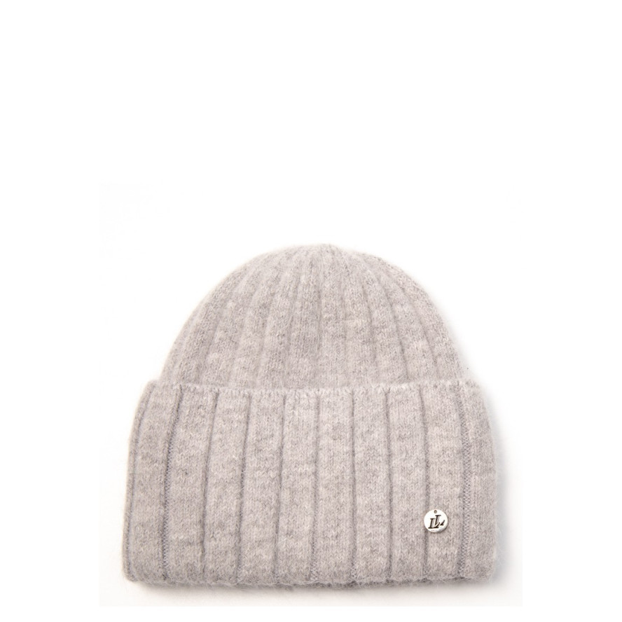 Шапка біні жіноча ангора сіра CHRISTA 237-278, фото 1