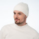 Шапка по голові чоловіча віскоза з ангорою молочна EILEEN 241-862, фото 3
