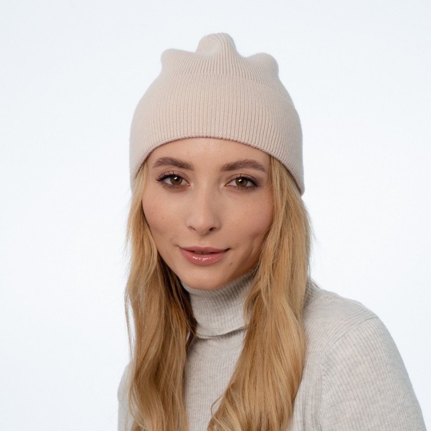 Шапка по голові жіноча віскоза з ангорою рожева EILEEN 241-879, фото 3