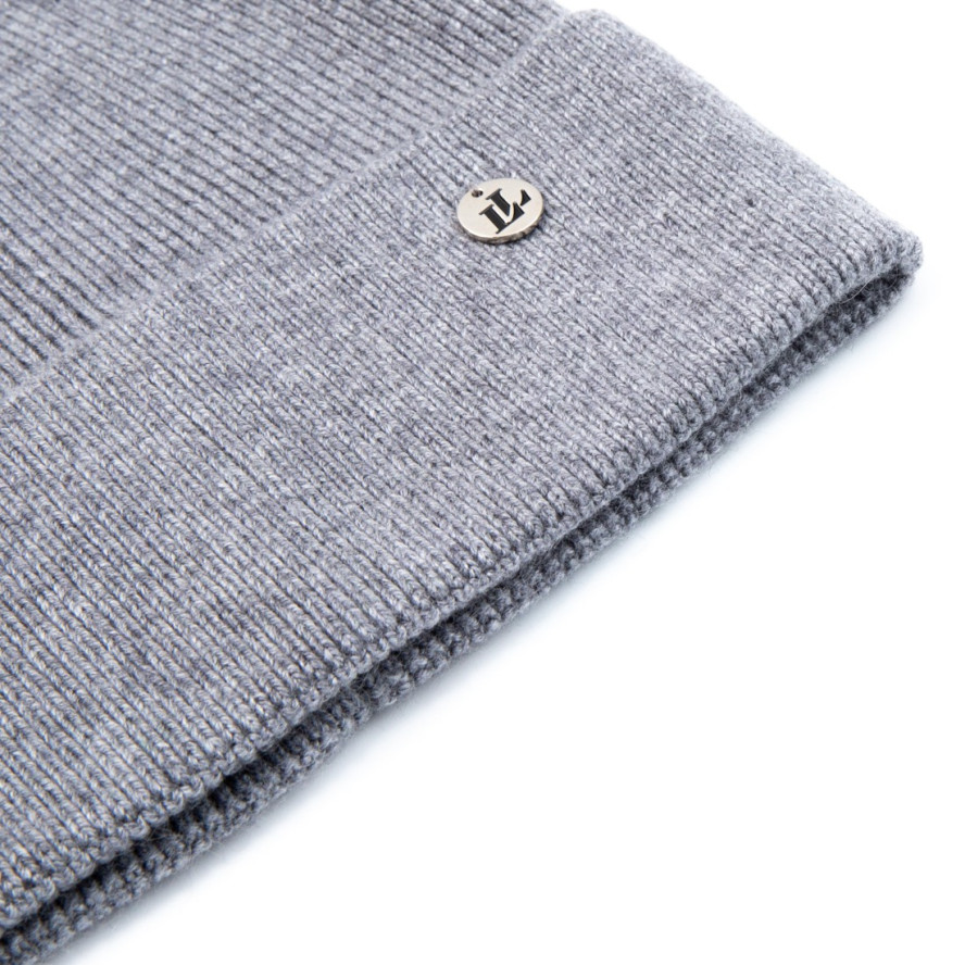 Шапка по голові жіноча віскоза з ангорою сіра EILEEN 241-930, фото 2