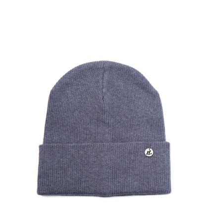 Шапка бини женская хлопок серая PEYTON 242-012