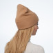 Шапка бини женская хлопок бежевая PEYTON 242-029, фото 4