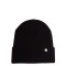 Шапка бини женская хлопок черная PEYTON 242-074