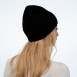 Шапка по голові жіноча віскоза з ангорою чорна EILEEN 242-098, фото 4