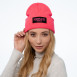 Шапка біні жіноча бавовна рожева LYN 242-111, фото 3