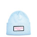 Шапка бини женская хлопок голубая LYN 242-135, фото 1