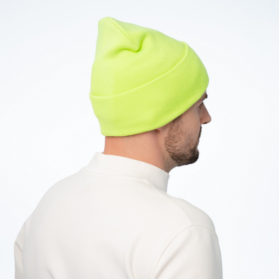 Шапка біні чоловіча бавовна жовта JASPER 242-159, фото 5