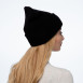 Шапка біні жіноча віскоза з вовною чорна COURTNEY 242-227, фото 4