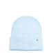Шапка бини женская хлопок голубая PEYTON 243-415, фото 1