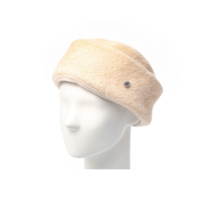 Шапка кубанка жіноча поліестер бежева CANDES 244-474