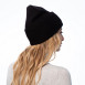 Шапка бини женская хлопок черная LYN 248-595, фото 4
