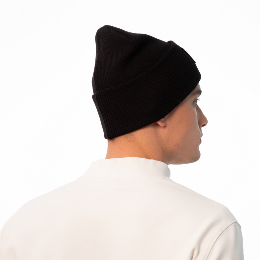 Шапка біні чоловіча бавовна чорна LYN 248-595, фото 4