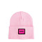 Шапка біні жіноча бавовна рожева GINNY 253-049
