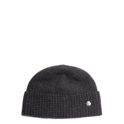 Шапка по голове мужская шерсть черно-серая CALDER 256-088 Шапка по голове мужская шерсть черно-серая CALDER 256-088