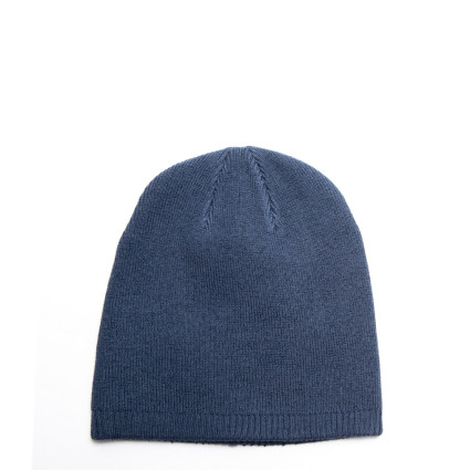 Шапка біні чоловіча бавовна синя CLOVIS 258-075