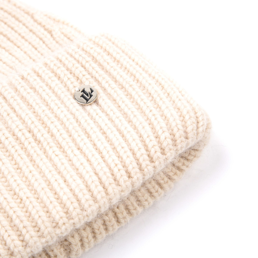 Шапка бини женская вискоза с ангорой розовая AIMY 259-256, фото 2