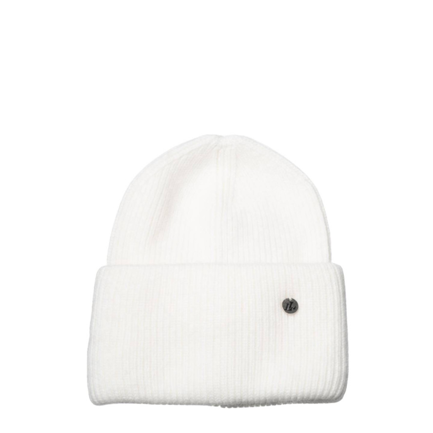 Шапка біні жіноча віскоза з ангорою біла VINCENT 259-270, фото 1