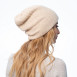 Шапка ковпак жіноча вовна бежева LIORA 259-485, фото 4