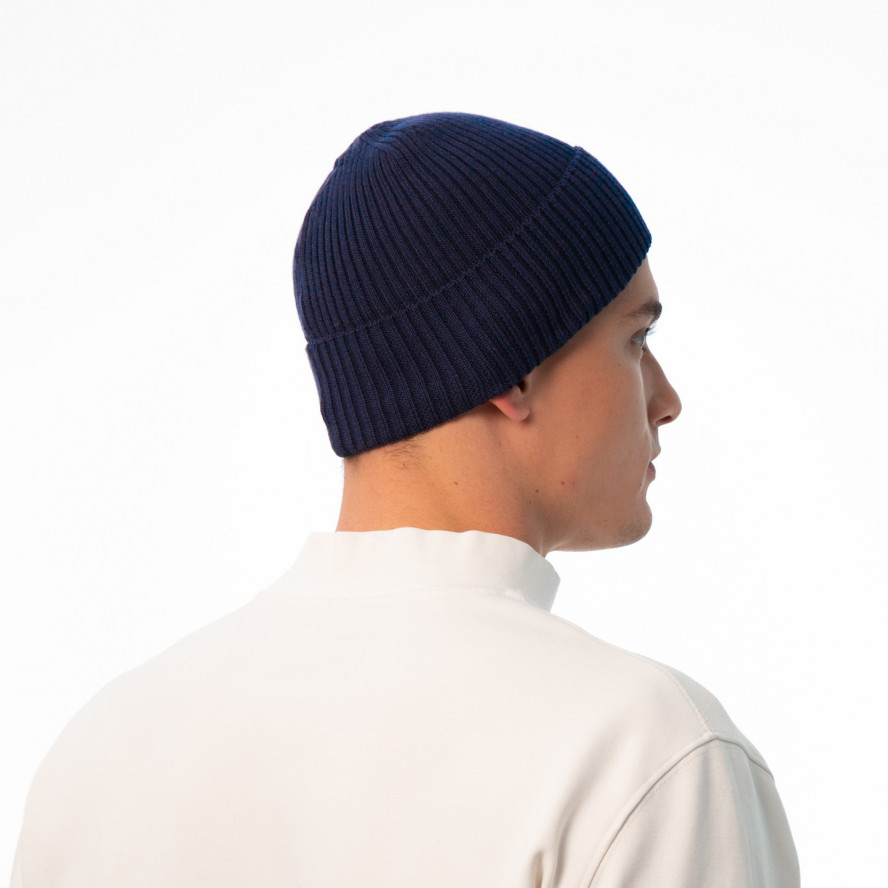 Шапка по голове мужская коттон синяя MAUD 259-584, фото 4