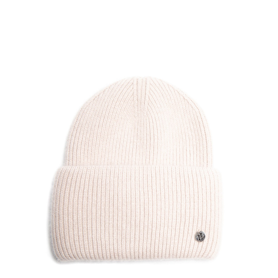 Шапка біні жіноча ангора бежева OLIVIA 261-228, фото 1