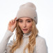 Шапка біні жіноча ангора бежева OLIVIA 261-228, фото 3