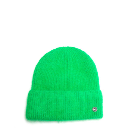 Шапка бини женская ангора зеленая LORETTE 261-426 Шапка бини женская ангора зеленая LORETTE 261-426