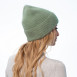 Шапка біні жіноча ангора зелена LORETTE 261-457, фото 4