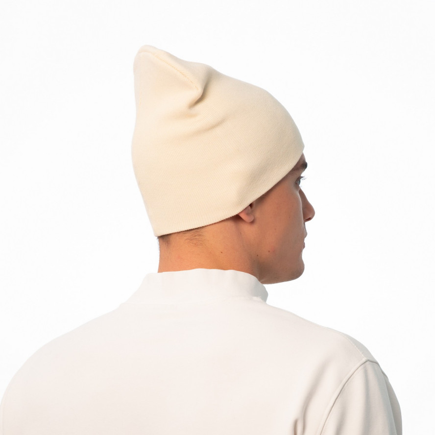 Шапка біні чоловіча віскоза бежева NOELLA 261-525, фото 4