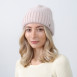 Шапка біні жіноча ангора бежева MEGAIN 261-563, фото 3