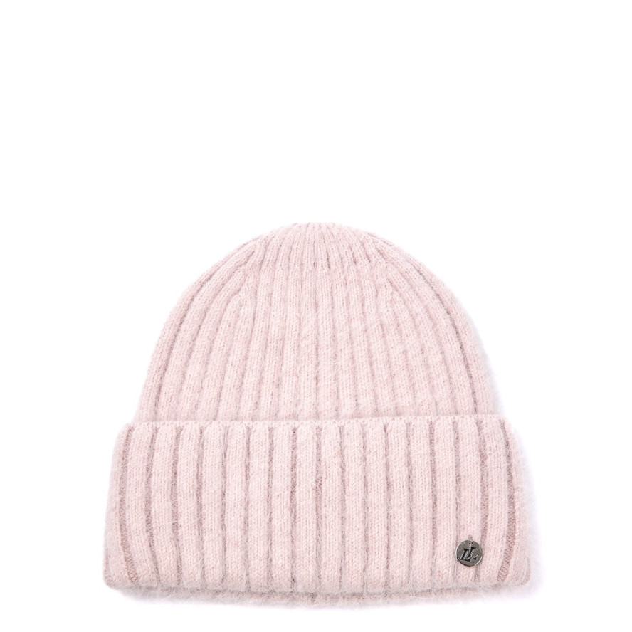 Шапка біні жіноча ангора бежева MEGAIN 261-563, фото 1