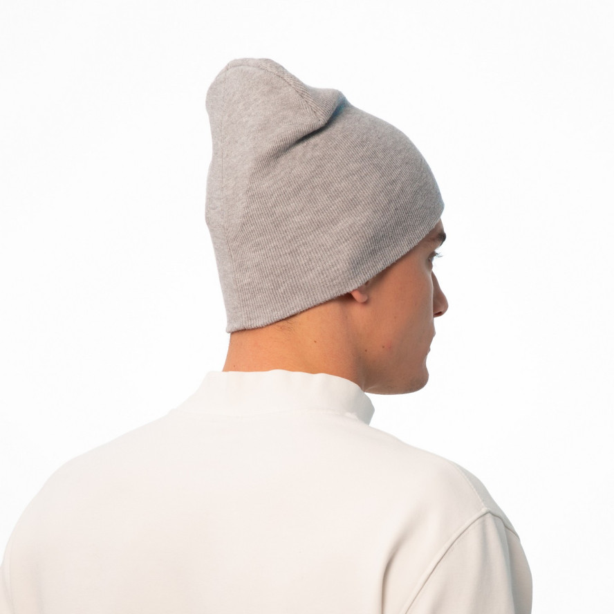 Шапка біні чоловіча віскоза сіра NOELLA 261-662, фото 4