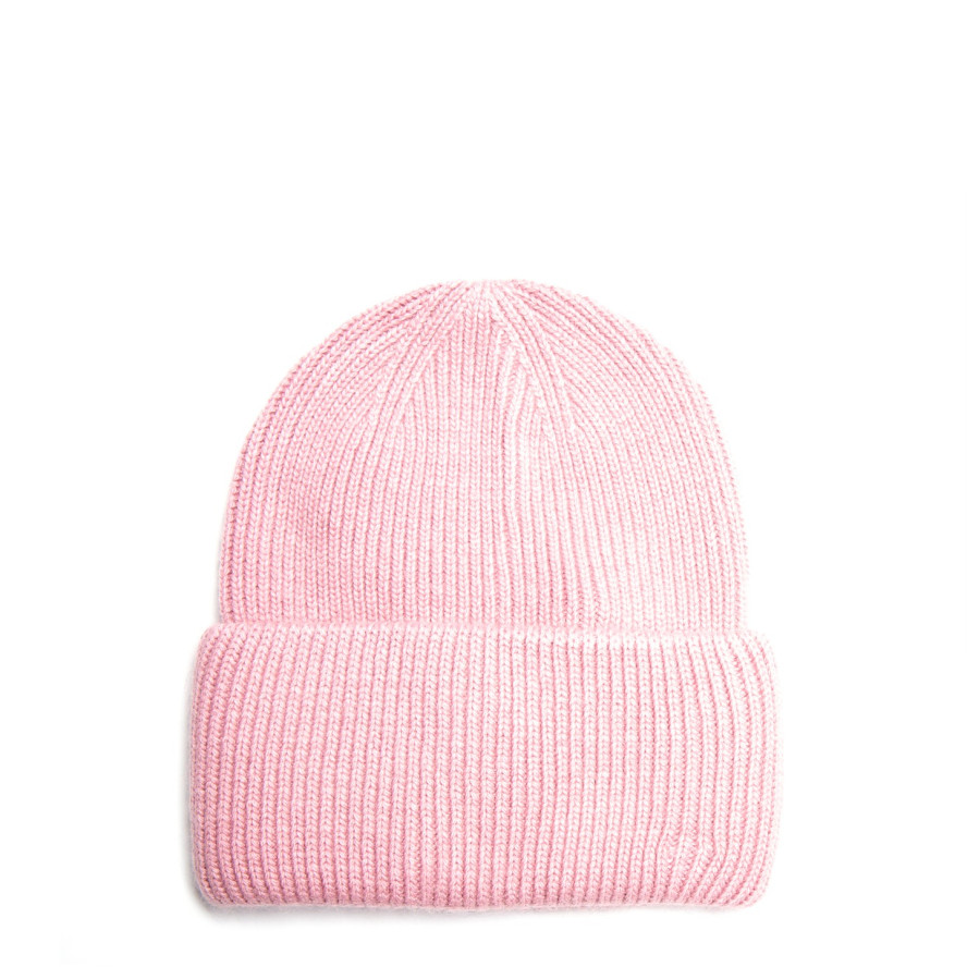 Шапка бини женская шерсть розовая GEORGE 263-734, фото 1