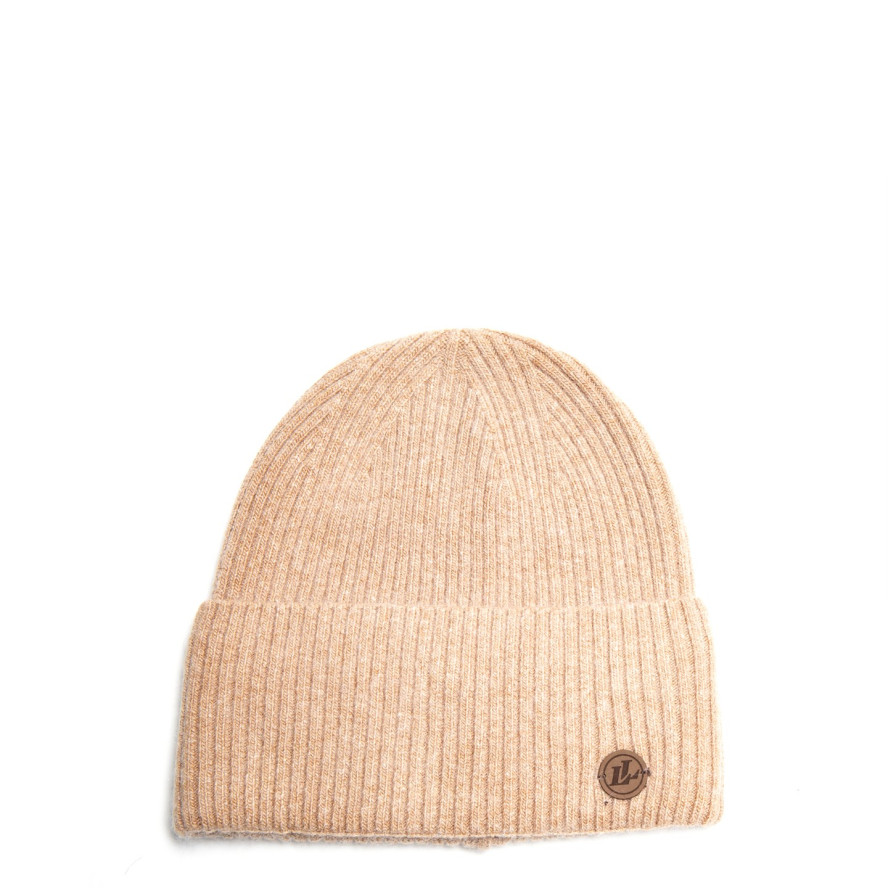 Шапка біні жіноча вовна бежева MAELYS 264-441, фото 1