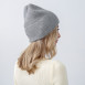 Шапка біні жіноча вовна сіра MAELYS 264-465, фото 4