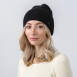Шапка біні жіноча вовна чорна MAELYS 264-489, фото 3