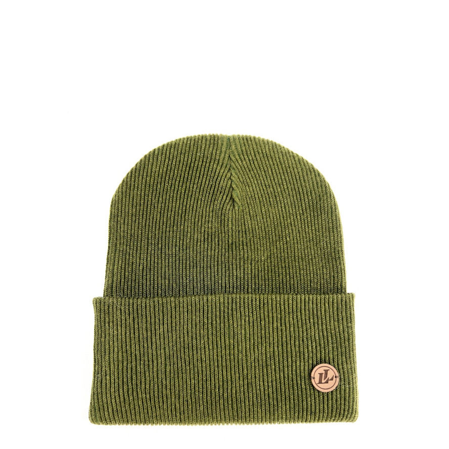 Шапка біні жіноча бавовна хакі ТІММІ 291-140, фото 1
