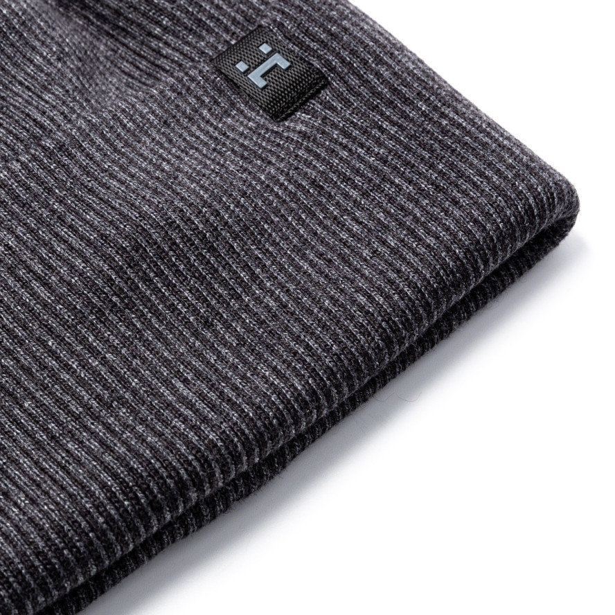 Шапка біні чоловіча бавовна сіра МАРТЕН 330-320, фото 2