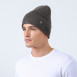 Шапка біні чоловіча бавовна сіра АНРІ 330-344, фото 3