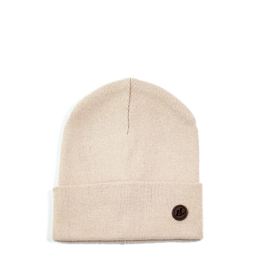 Шапка бини женская вискоза бежевая AMALAY 346-451, фото 1