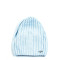 Шапка ковпак жіноча вовна блакитна LIORA 542-051