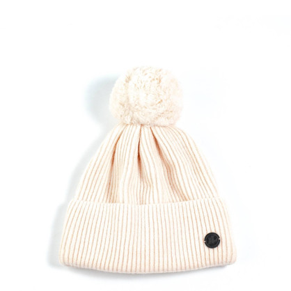 Шапка з помпоном чоловіча акрил бежева ЛУКА 542-150 Шапка з помпоном чоловіча акрил бежева ЛУКА 542-150