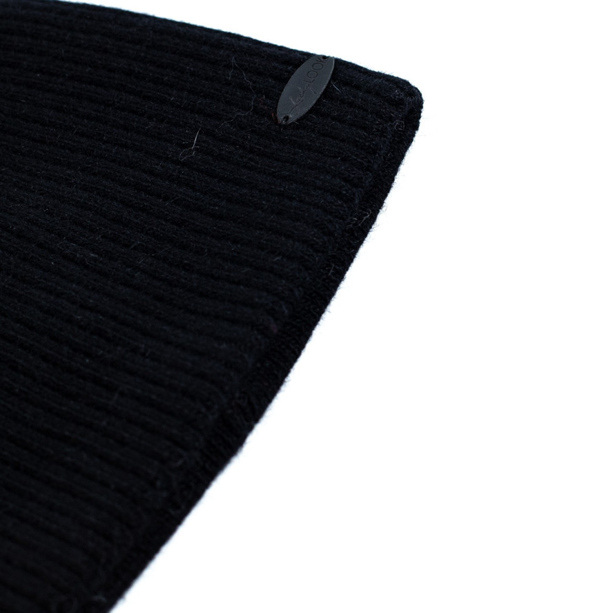 Шапка біні жіноча вовна чорна ЯРЕМА 542-228, фото 2