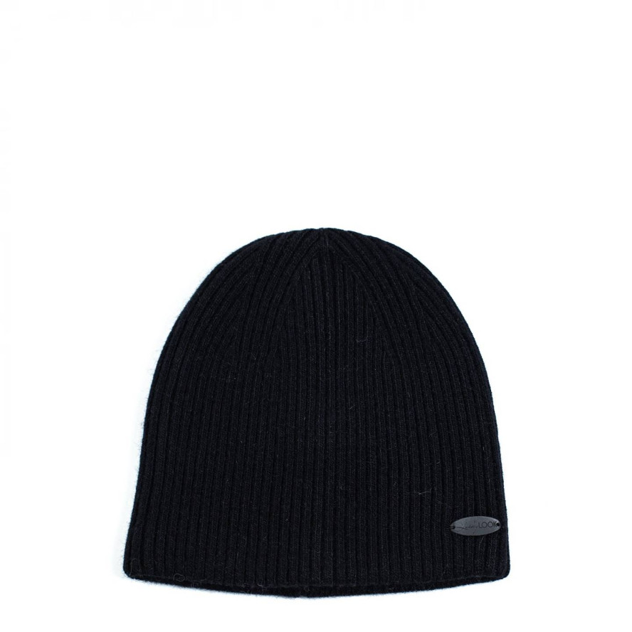 Шапка біні жіноча вовна чорна ЯРЕМА 542-228, фото 1