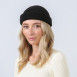 Шапка по голові міні-біні жіноча бавовна чорна ТЕО 564-336, фото 3